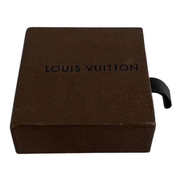 Authentic Louis Vuitton Brown Black Logo Jewelry Gift Box 2.5"x2.5"x1" - Picture 1 of 3